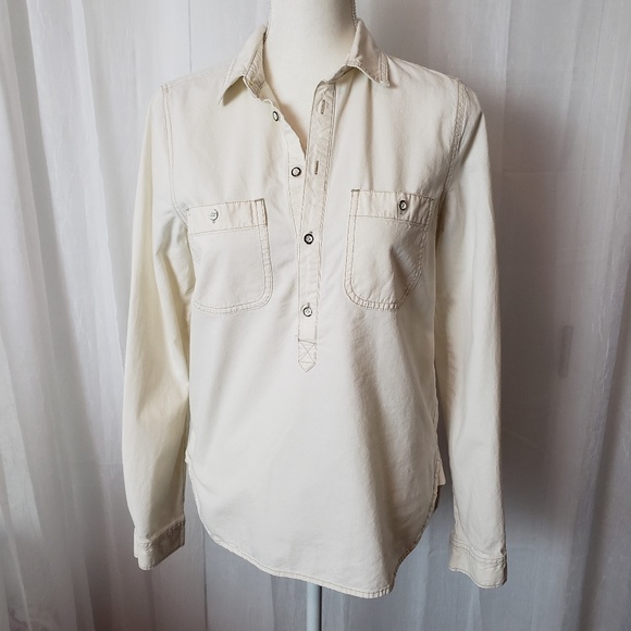 Madewell Tops - Madewell Casual Cotton Shirt Button Shirt Small